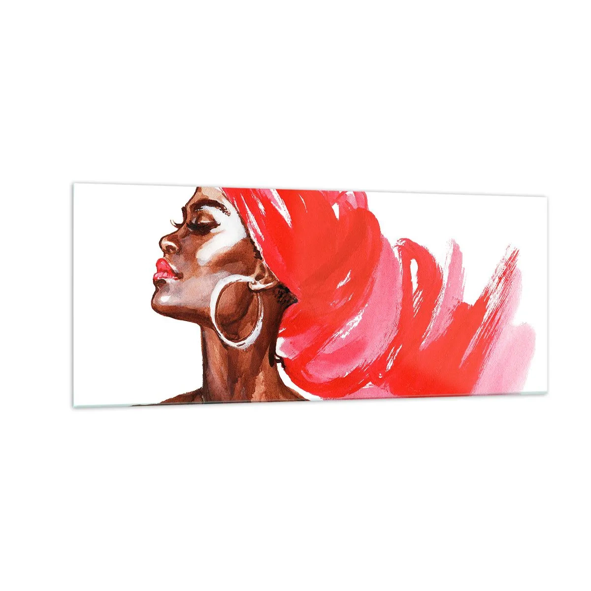 Cuadro sobre vidrio - Impresiones sobre Vidrio - Aroma que te hace sentir - 100x40 cm