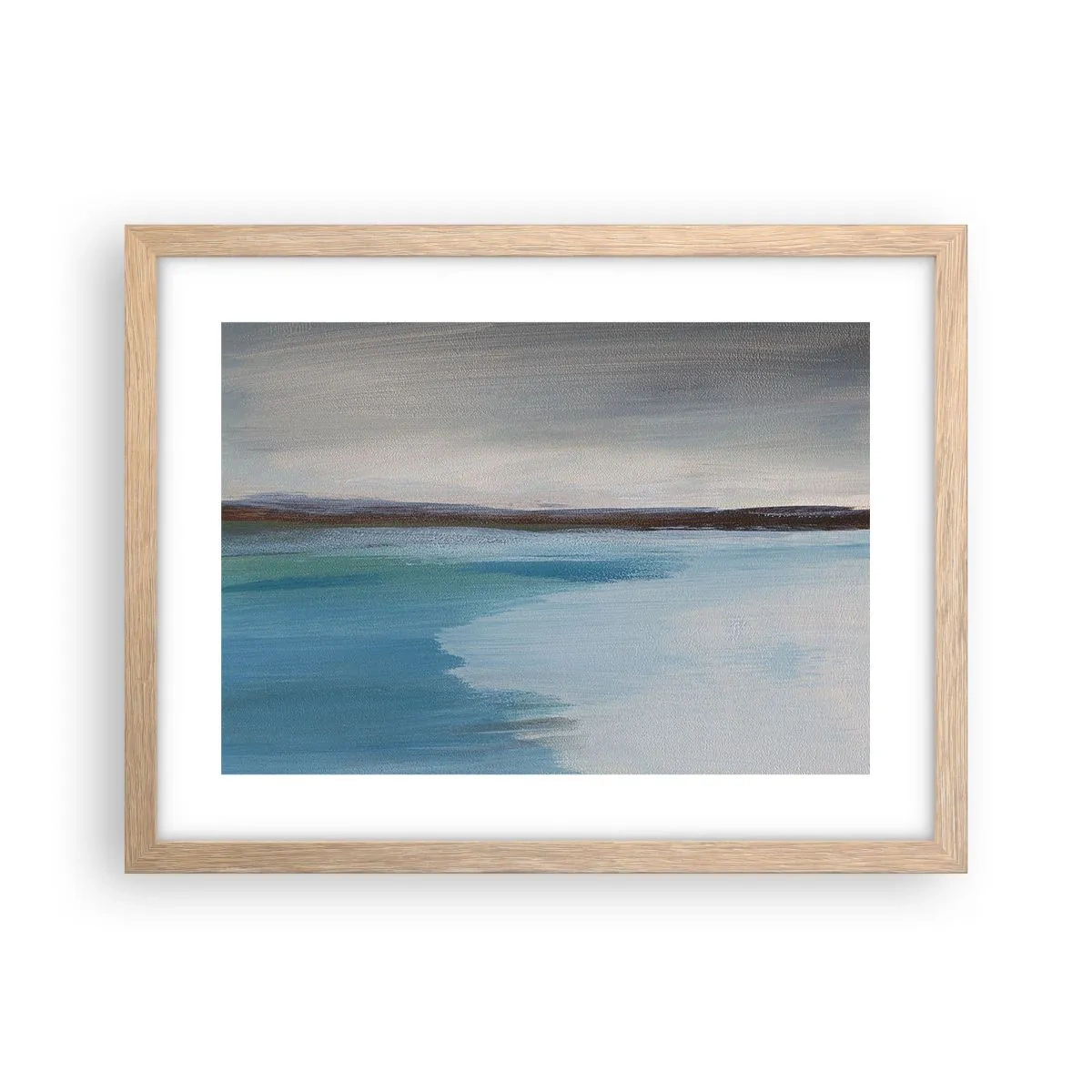 Póster en marco roble claro - Paisaje horizontal - 40x30 cm
