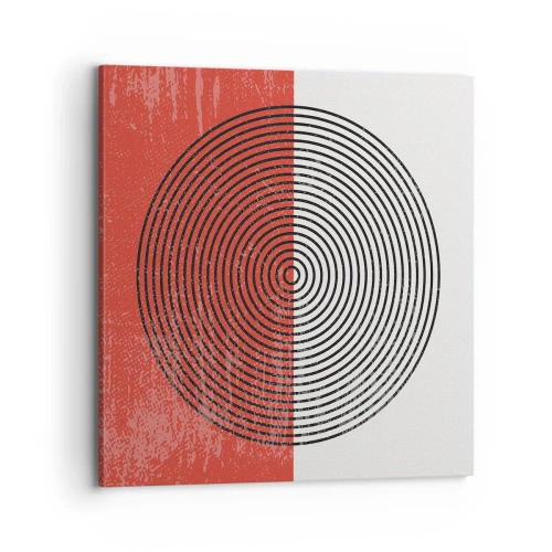 Cuadro sobre lienzo - Impresión de Imagen - En el corazón de la misma - 70x70 cm