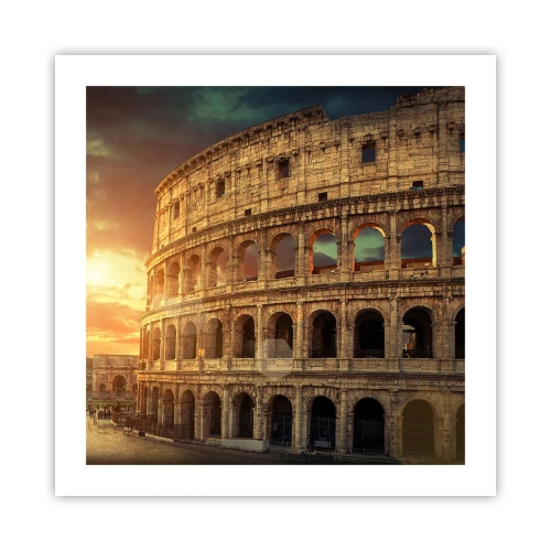 Póster - Una impresión colosal - 50x50 cm