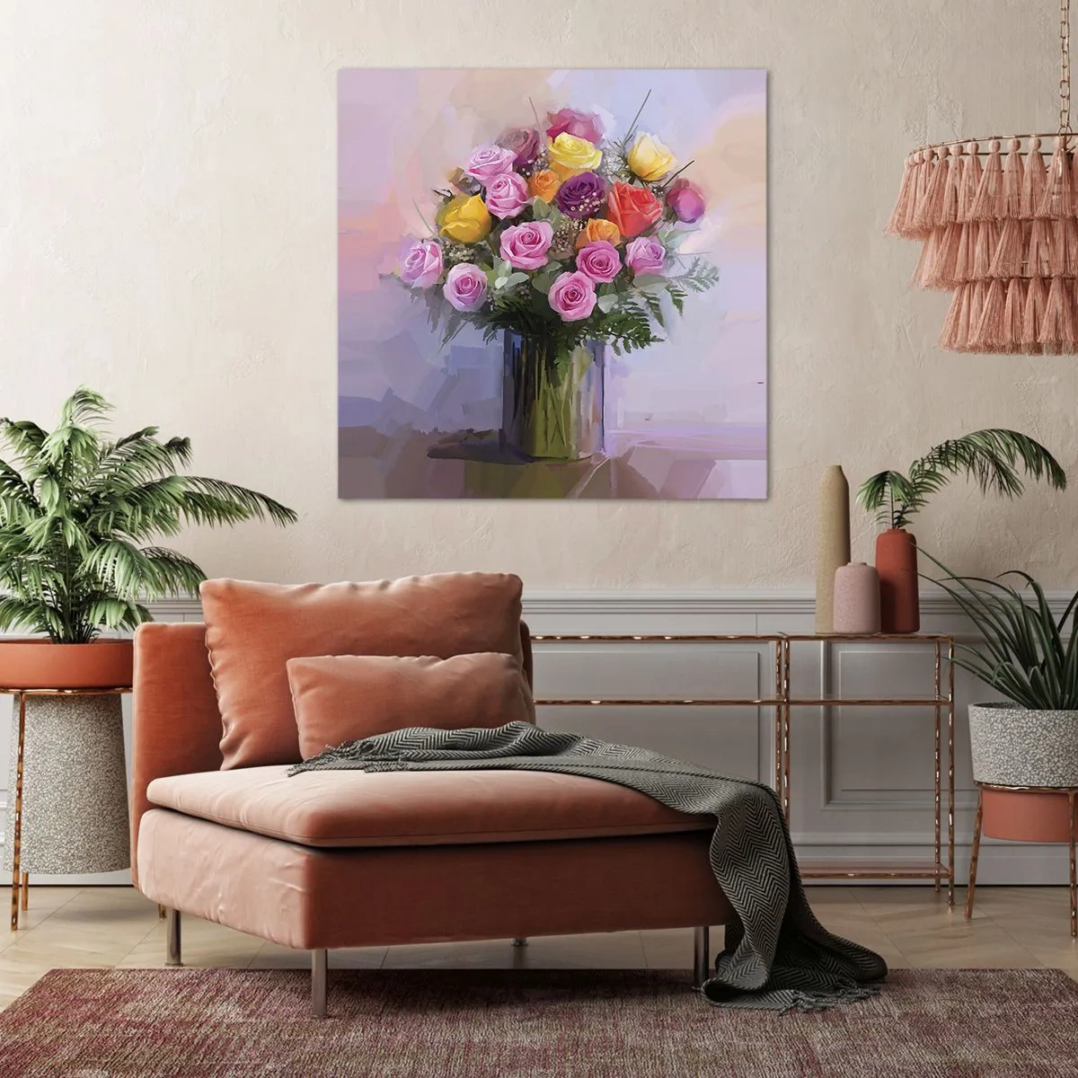 Cuadro sobre lienzo - Impresión de Imagen - Belleza inmortalizada - 50x50 cm