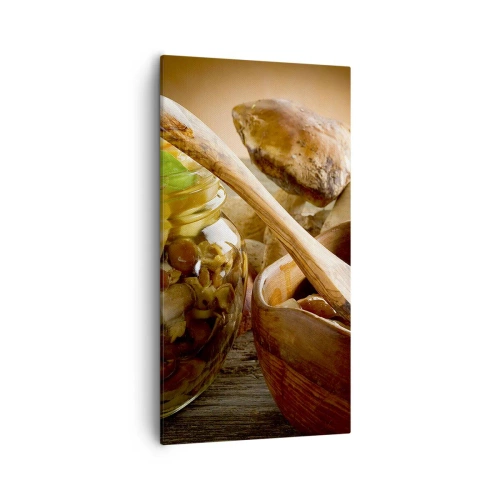 Cuadro sobre lienzo - Impresión de Imagen - Ya sea fresco, o salado, o de temporada de otoño.... - 55x100 cm