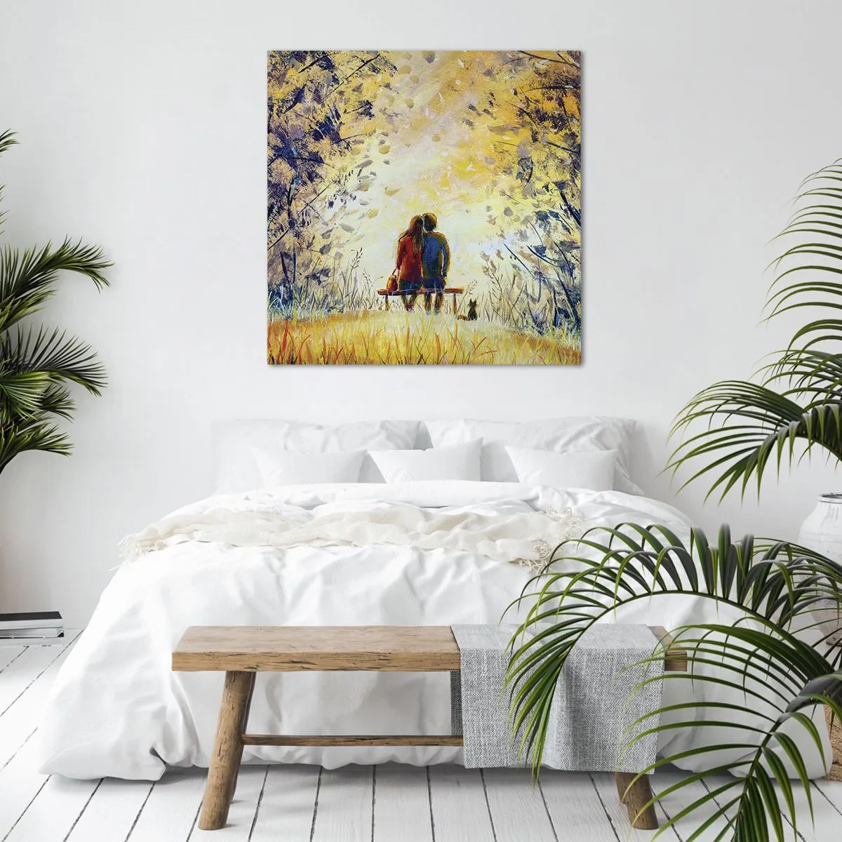 Cuadro sobre lienzo - Impresión de Imagen - Un momento mágico - 30x30 cm