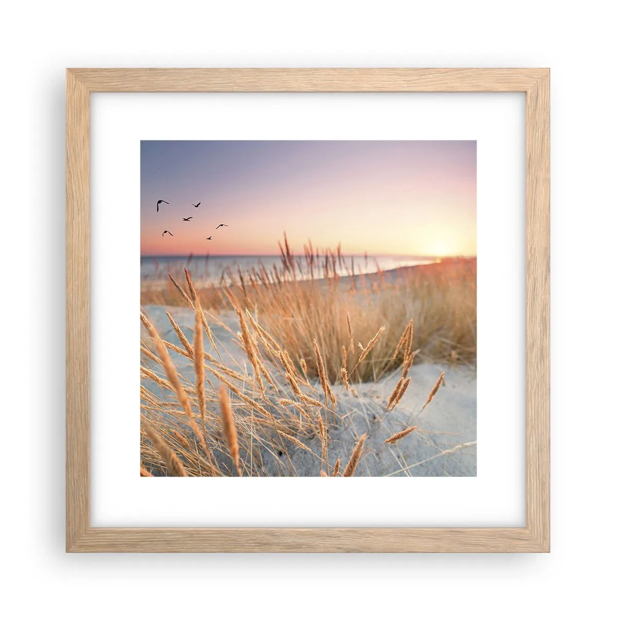 Póster en marco roble claro - Dulce nana del Báltico - 30x30 cm