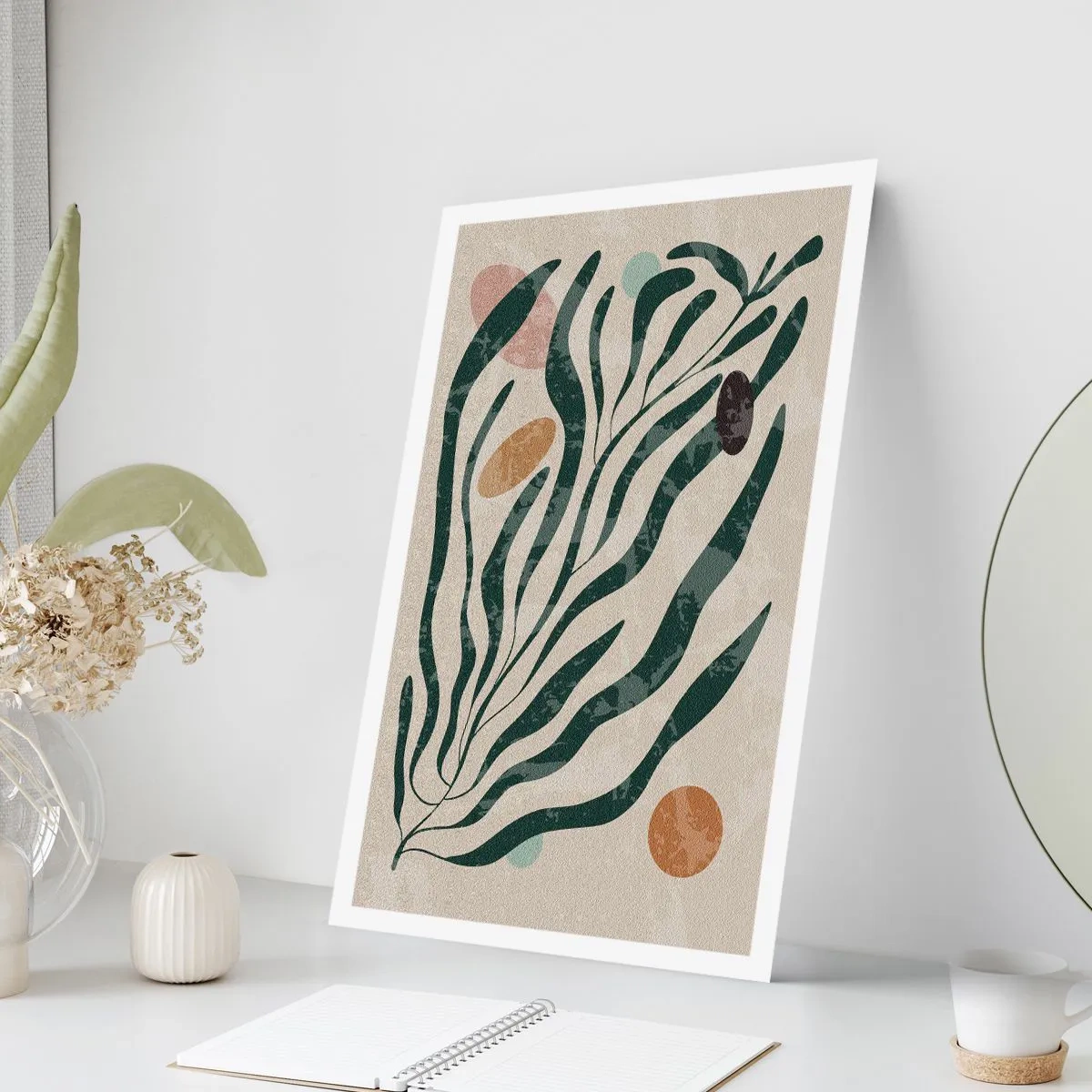 Póster - Entre verdes - 30x40 cm