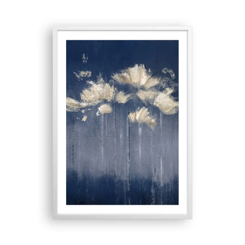 Póster en marco blanco - Como pétalos al viento - 50x70 cm