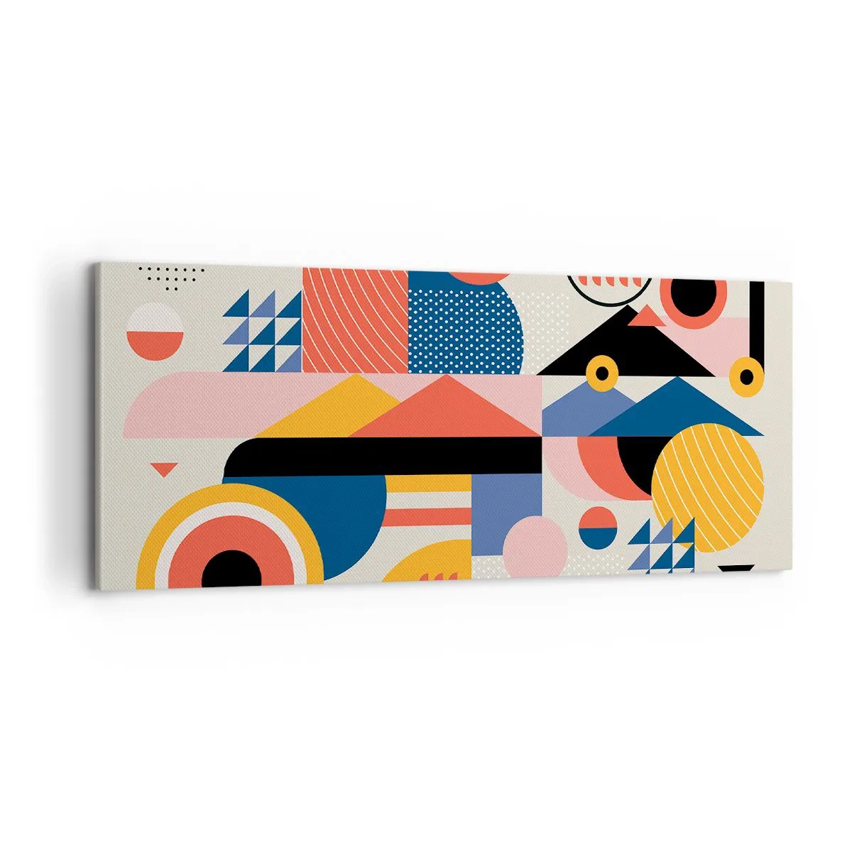 Cuadro sobre lienzo - Impresión de Imagen - Composición: juegos - 100x40 cm