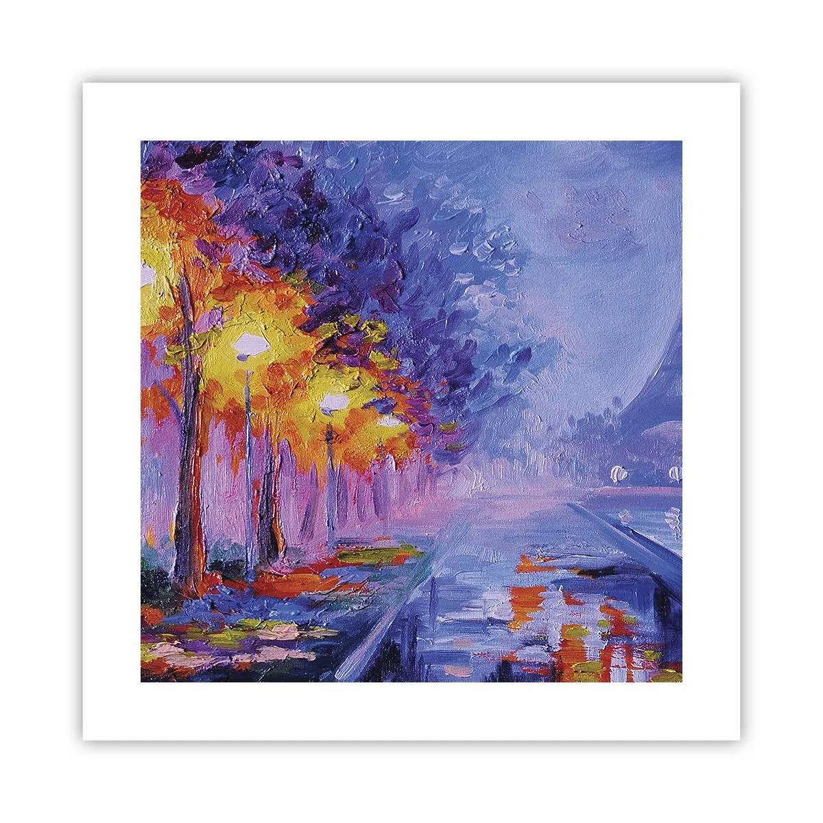 Póster - Un paseo de ensueño - 40x40 cm