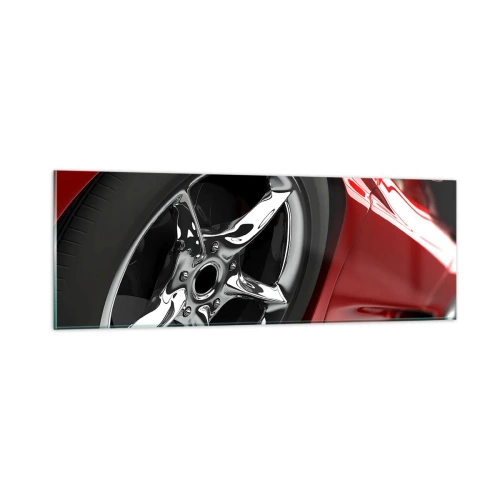 Cuadro sobre vidrio - Impresiones sobre Vidrio - Creado para la velocidad - 90x30 cm