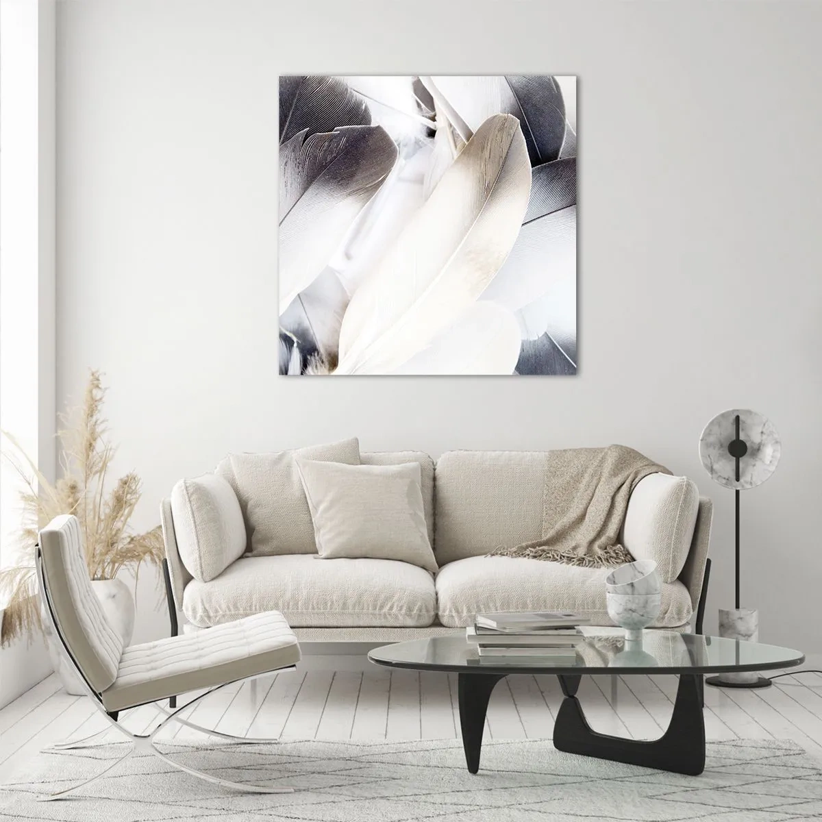 Cuadro sobre vidrio - Impresiones sobre Vidrio - Casi angelical - 60x60 cm