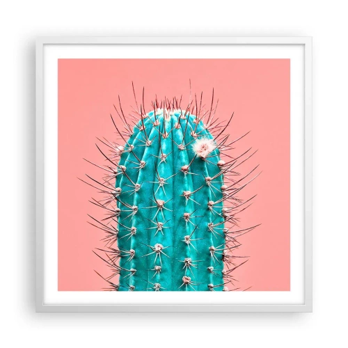 Póster en marco blanco - Se mira, pero no se toca - 60x60 cm