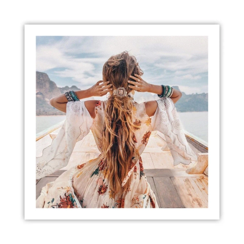 Póster - Rumbo a la felicidad - 60x60 cm