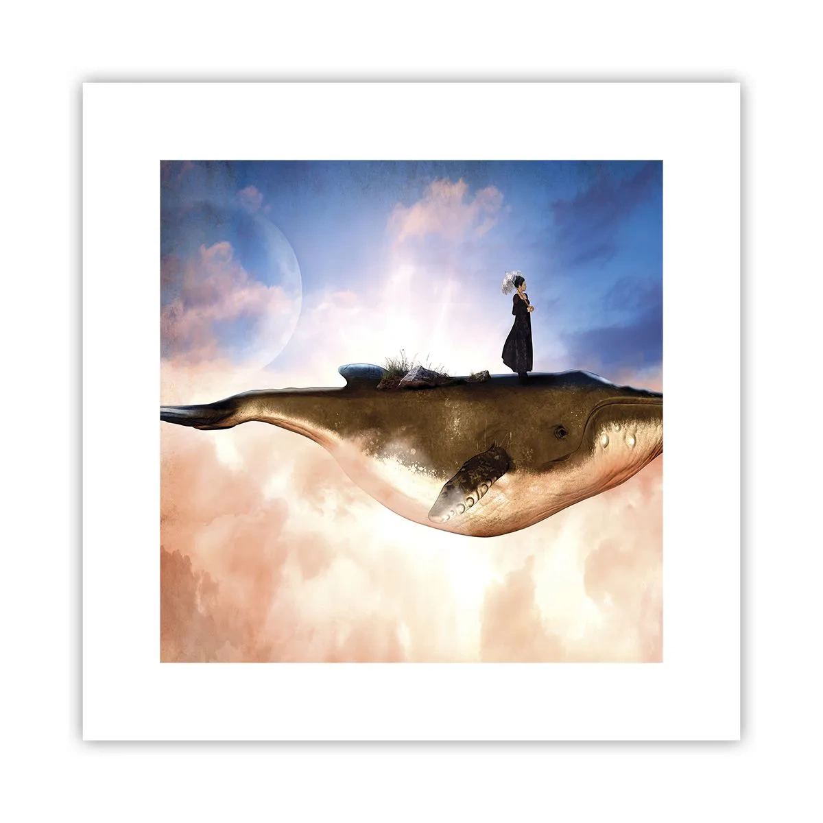 Póster - Un viaje surrealista - 30x30 cm
