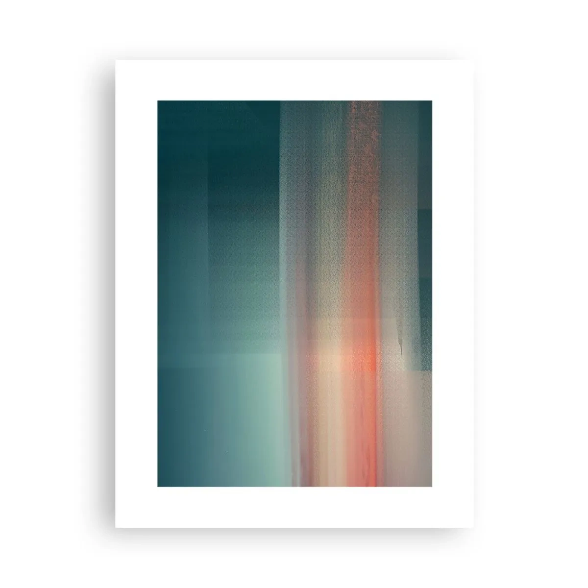 Póster - Abstracción: ondas de luz - 30x40 cm