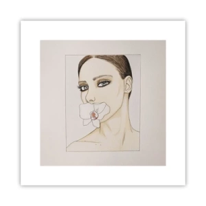 Póster - Elegancia y belleza - 30x30 cm