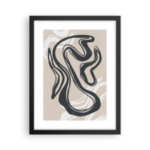 Póster en marco negro - Expresión multiplicada - 30x40 cm