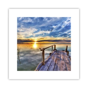 Póster - El viento se va a descansar - 30x30 cm