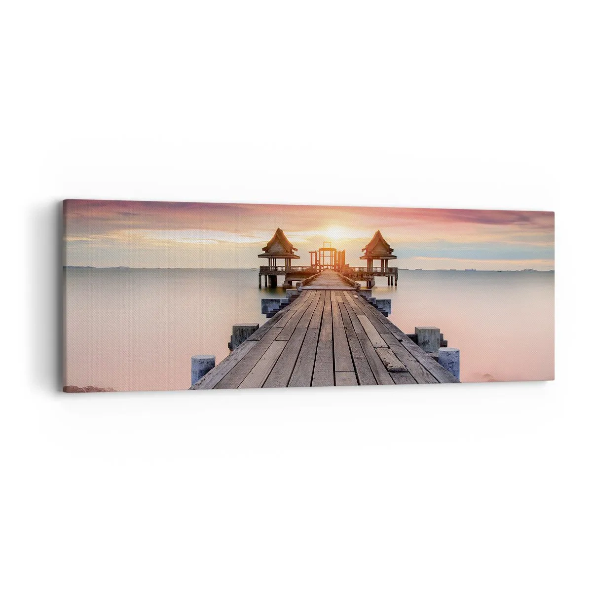 Cuadro sobre lienzo - Impresión de Imagen - De este a oeste - 90x30 cm