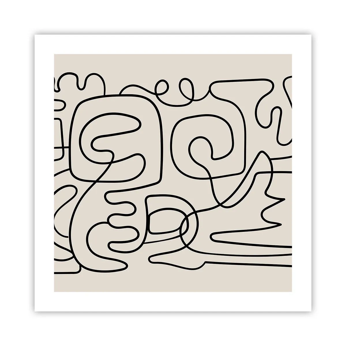 Póster - El camino correcto - 50x50 cm