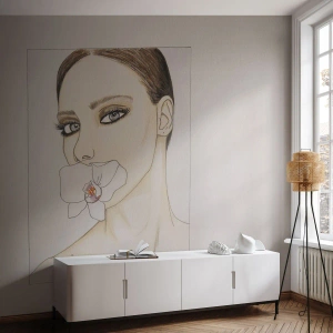 Fotomural Premium Canvas - Elegancia y belleza - Abstracción, Pedazo, Mujer - 350x256 cm
