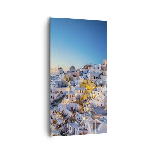 Cuadro sobre lienzo - Impresión de Imagen - La esencia de lo griego - 65x120 cm