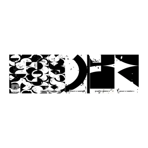 Muestra De Fotomural Standard Eco - El blanco es blanco y el negro es negro - Abstracción, Pedazo, Gráficos - 100x30 cm