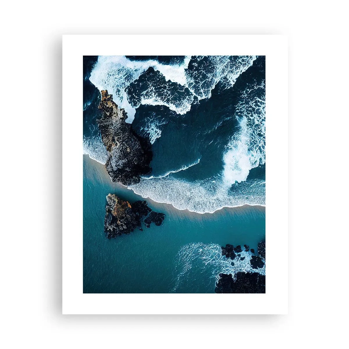 Póster - Rodeadas por las olas - 40x50 cm