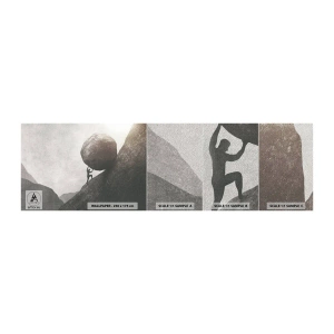 Muestra de fotomural Premium Sand - Creo, contra toda esperanza - Abstracción, Pedazo, Fuerza - 100x30 cm