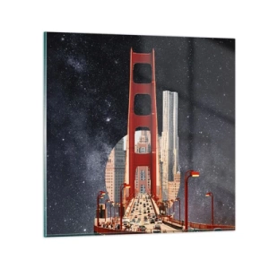 Cuadro sobre vidrio - Impresiones sobre Vidrio - Siempre en el centro - 60x60 cm