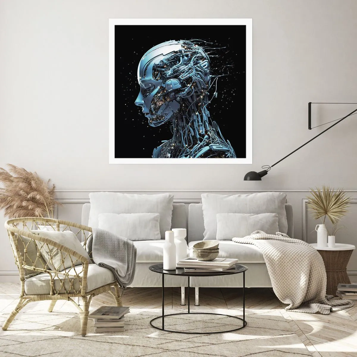 Póster - La tecnología es una mujer - 40x40 cm