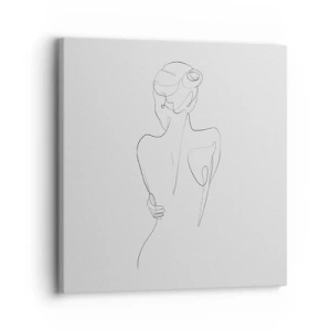 Cuadro sobre lienzo - Impresión de Imagen - Música del cuerpo - 30x30 cm