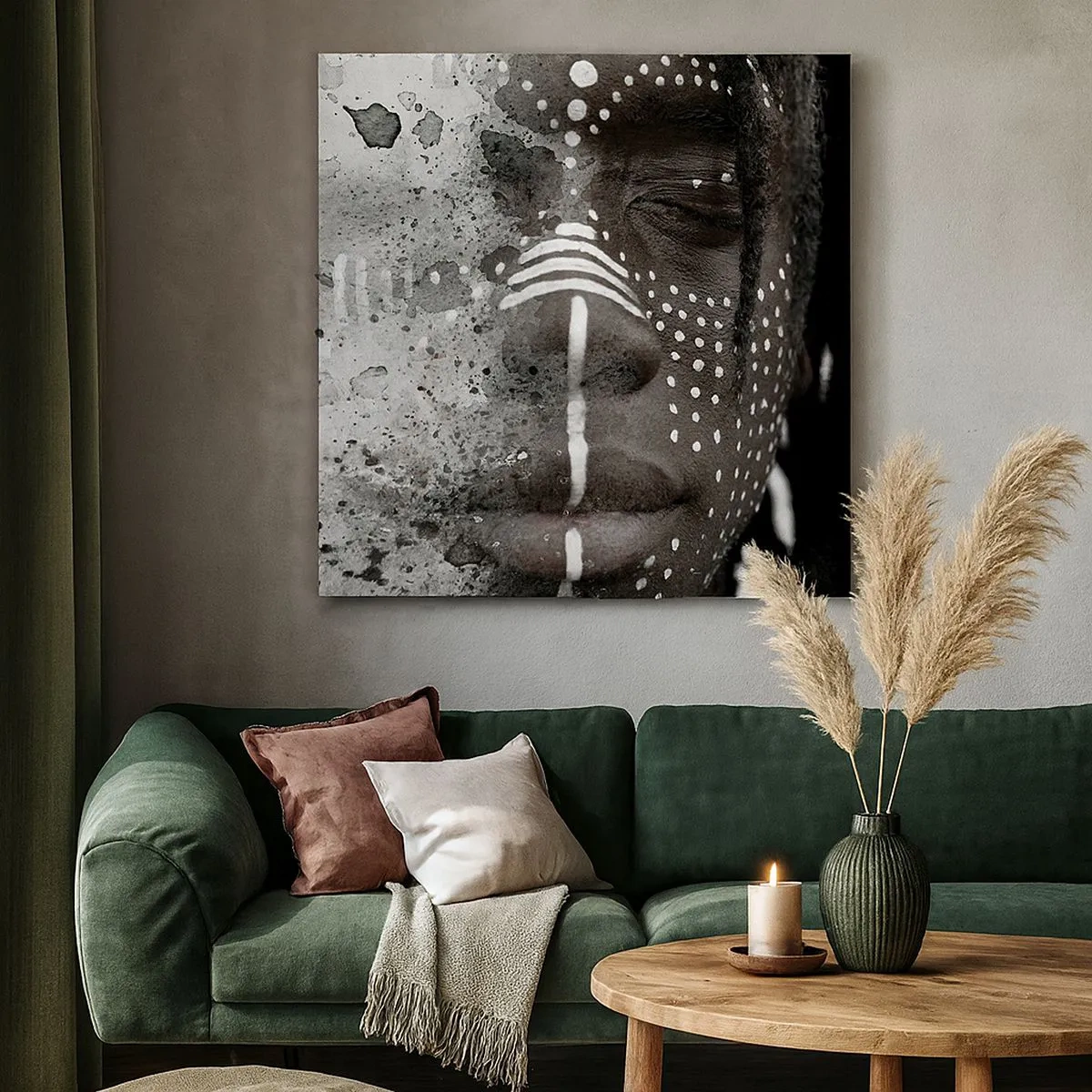 Cuadro sobre lienzo - Impresión de Imagen - Descubrimiento del espíritu original - 30x30 cm