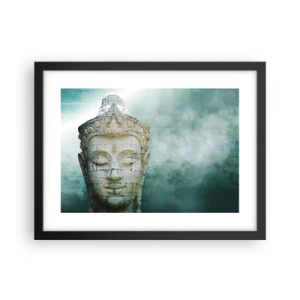 Póster en marco negro - Buscando la luz - 40x30 cm