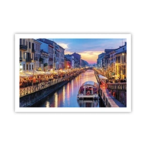 Póster - Una noche de luz y diversión - 91x61 cm