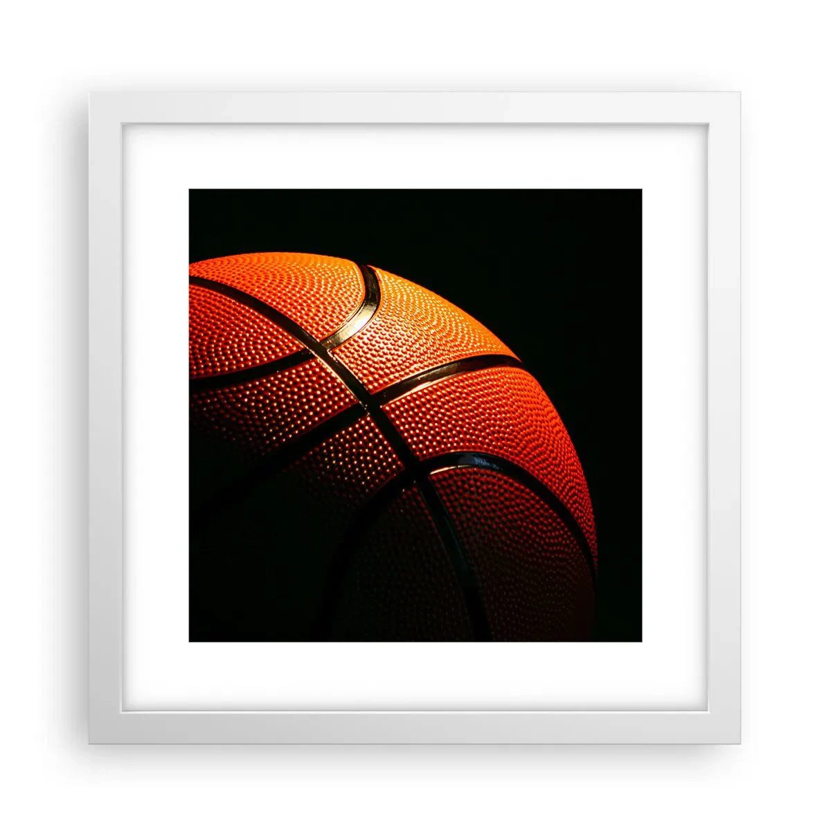Póster en marco blanco - Hermoso como un planeta - 30x30 cm