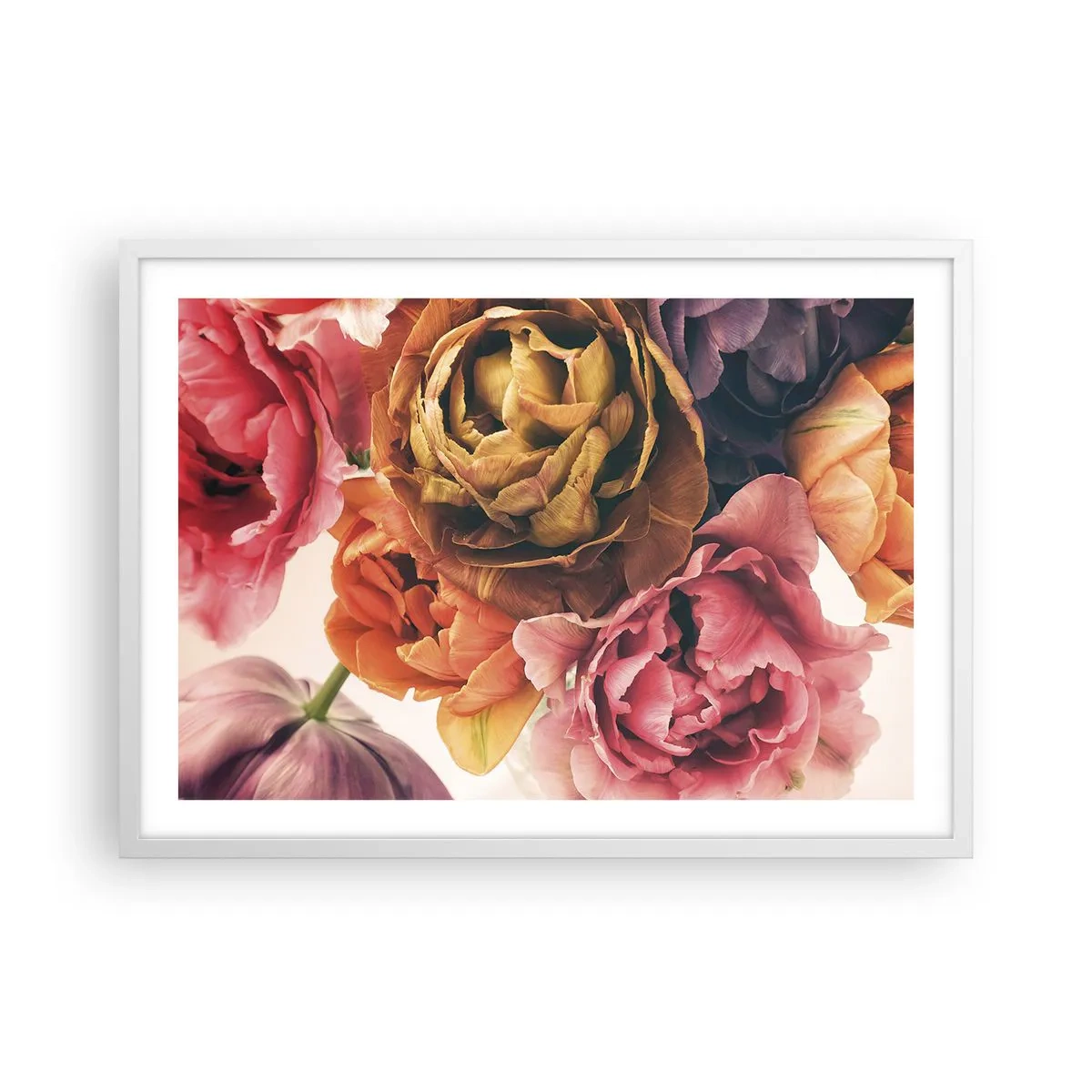 Póster en marco blanco - Celebración de la vida - 70x50 cm