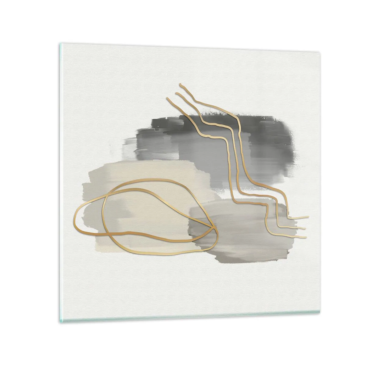 Cuadro sobre vidrio - Impresiones sobre Vidrio - Persistencia y movimiento - 40x40 cm