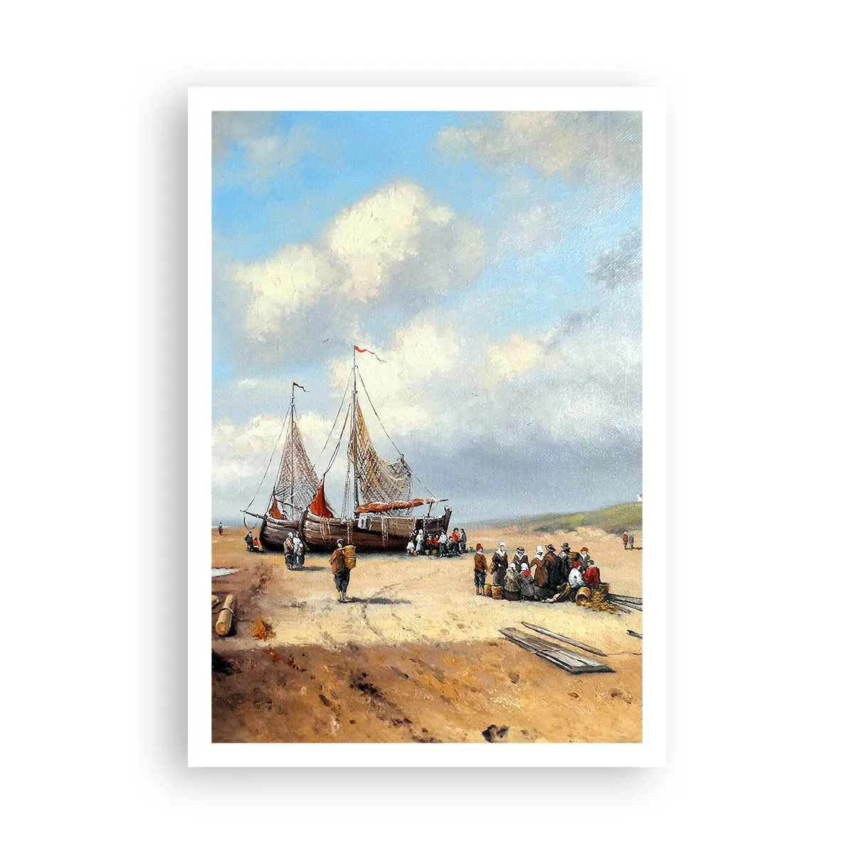 Póster - Después de una pesca exitosa - 70x100 cm