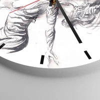 Esfera sin numeración, con rayas