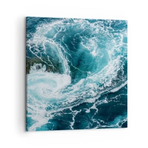 Cuadro sobre lienzo - Impresión de Imagen - Torbellino al núcleo de la Tierra - 50x50 cm