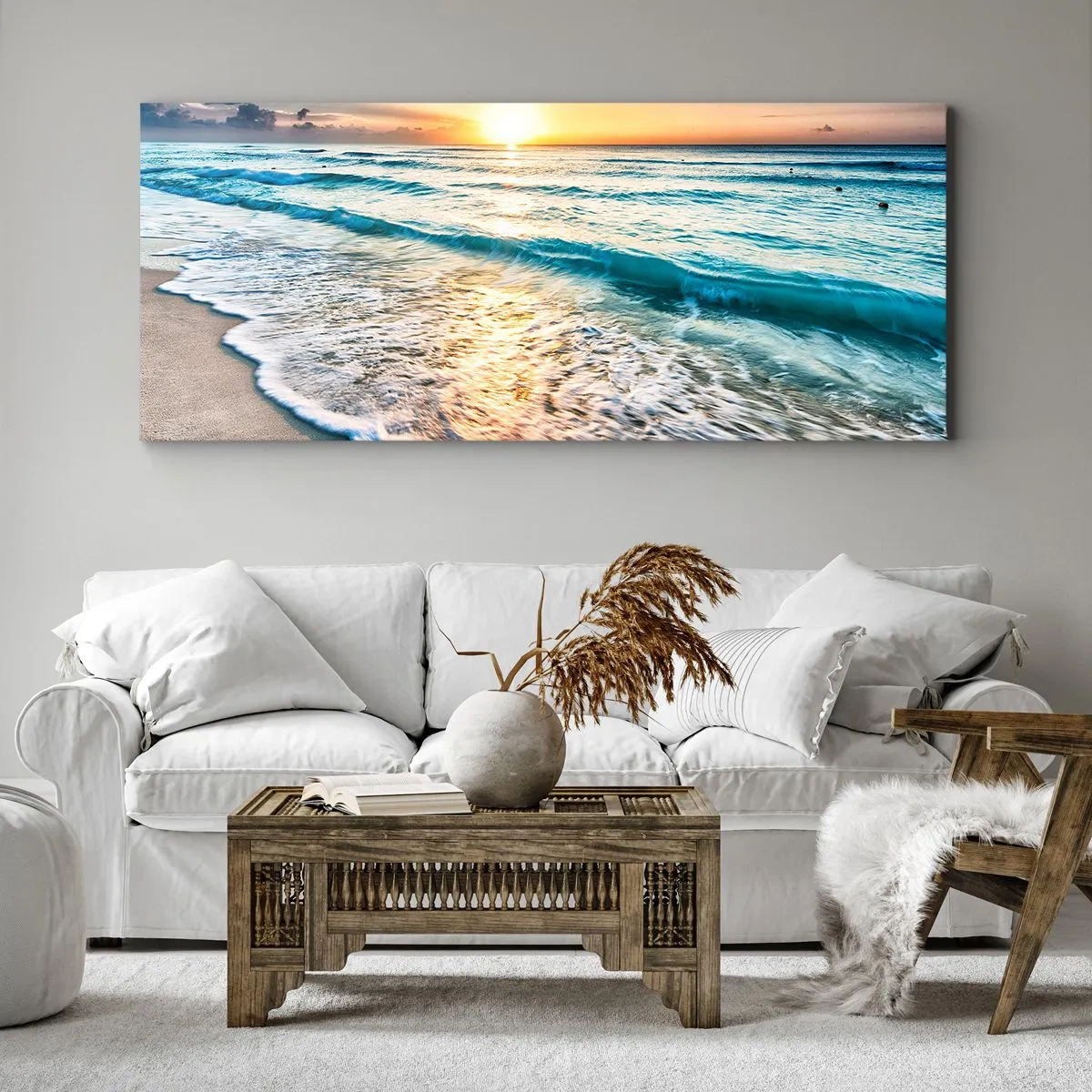 Cuadro sobre lienzo - Impresión de Imagen - Un espectáculo digno de ver - 90x30 cm