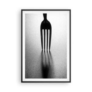 Póster en marco negro - Luz y sombra - 61x91 cm