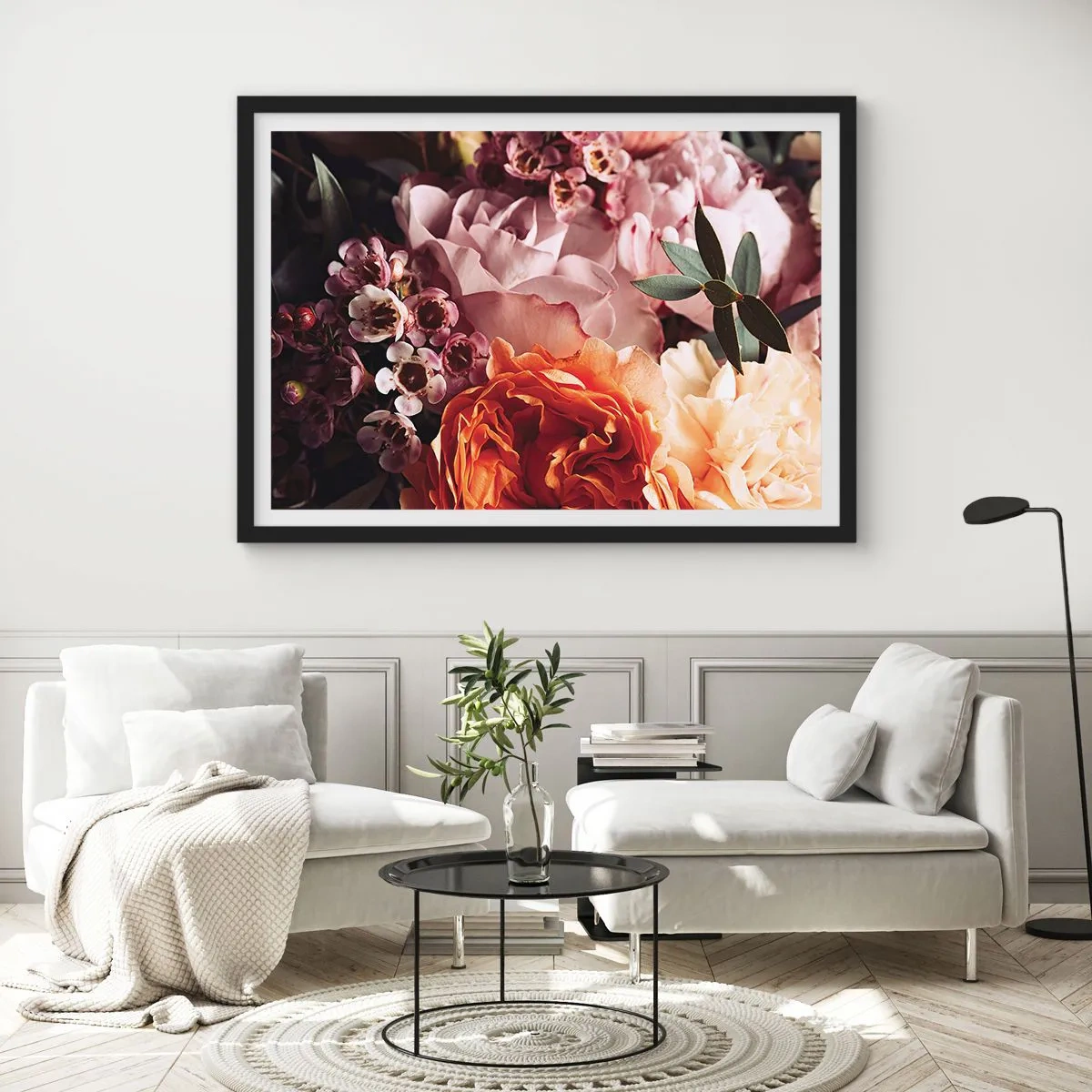 Póster en marco negro - Belleza envolvente - 91x61 cm