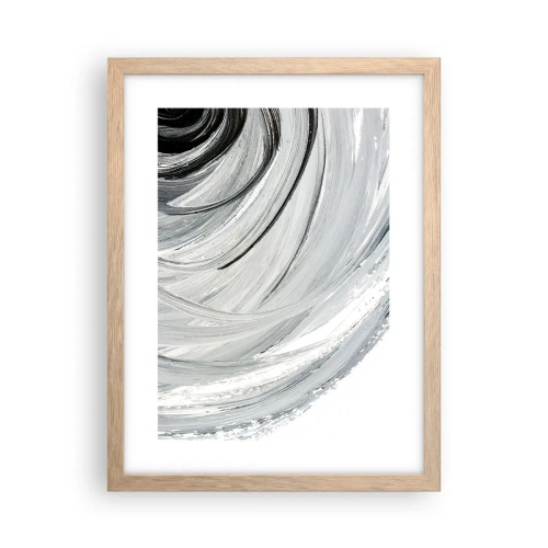 Póster en marco roble claro - Composición orbital - 30x40 cm