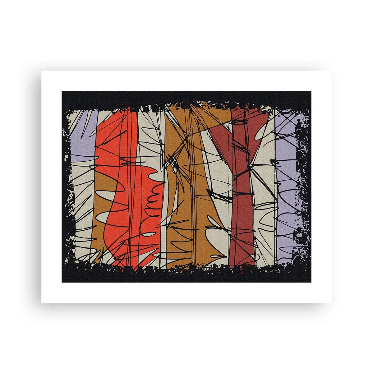 Póster - Composición espontánea - 50x40 cm