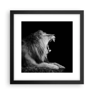 Póster en marco negro - Sin duda alguna - 30x30 cm