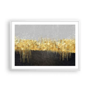 Póster en marco blanco - Hacia arriba y hacia abajo - 70x50 cm