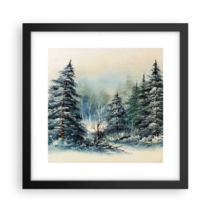 Póster en marco negro - Preparados para la Navidad - 30x30 cm