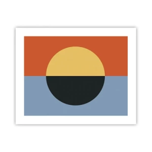 Póster - Una composición de calidez y frescura - 50x40 cm