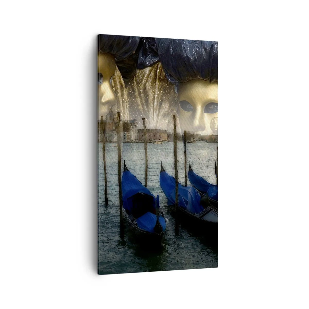 Cuadro sobre lienzo - Impresión de Imagen - El tiempo de carnaval ha comenzado - 45x80 cm